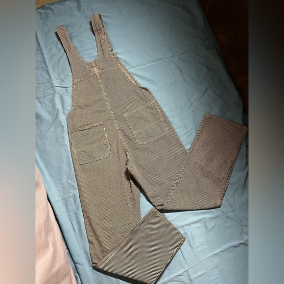 CARHARTT WIP BIB OVERALL STRAIGHT HICKORY - Picture 7 of 11